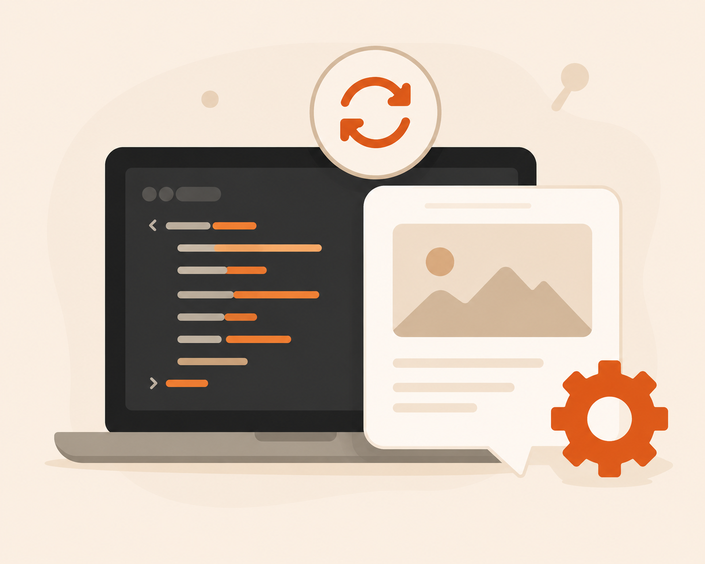 Build and content illustration